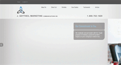 Desktop Screenshot of jgottheilmarketing.com